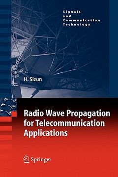 portada radio wave propagation for telecommunication applications (en Inglés)
