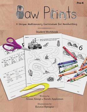 portada Paw Prints Student Workbook Pre-k (en Inglés)