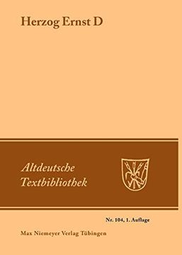 portada Herzog Ernst d. Wahrscheinlich von Ulrich von Etzenbach (en Alemán)