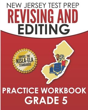 portada NEW JERSEY TEST PREP Revising and Editing Practice Workbook Grade 5: Develops Writing, Language, and Vocabulary Skills (en Inglés)