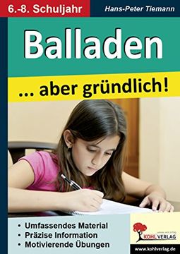 portada Balladen ... aber gründlich!: Präzise Infos & Motivierende Übungen (en Alemán)