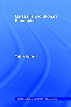 portada marshall's evolutionary economics (in English)