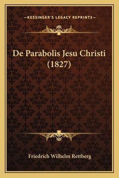 portada De Parabolis Jesu Christi (1827) (en Latin)