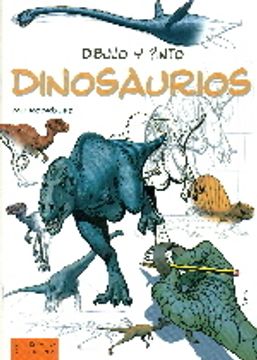 portada dibujo y pinto dinosaurios