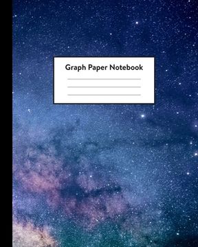 portada Graph Paper Notebook: 5 x 5 squares per inch, Quad Ruled - 8 x 10 - Outer Space Constellations - Math and Science Composition Notebook for f