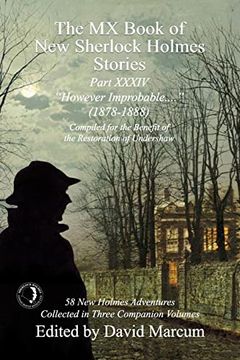 portada The mx Book of new Sherlock Holmes Stories Part Xxxiv: However Improbable (1878-1888) (34) (en Inglés)