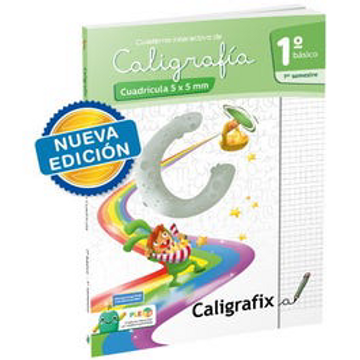 portada Caligrafia en Cuadricula 1°Basico 1° Semestre (in Spanish)