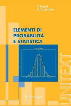 portada Elementi Di Probabilità E Statistica (en Italiano)