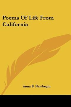 portada poems of life from california (in English)