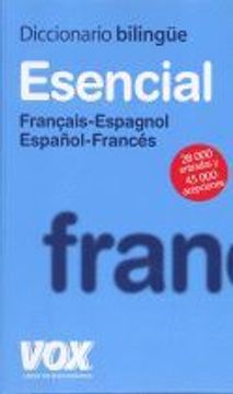 portada Diccionario Esencial Francés Español - Español Francés