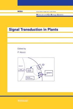portada Signal Transduction in Plants (in English)