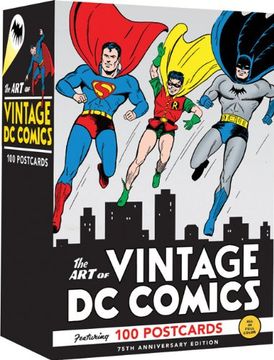 portada the art of vintage dc comics,100 postcards (in English)