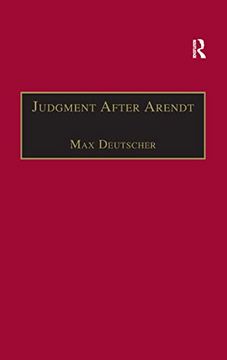 portada Judgment After Arendt (en Inglés)