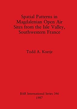 portada Spatial Patterns in Magdalenian Open air Sites From the Isle Valley, Southwestern France (346) (British Archaeological Reports International Series) (en Inglés)
