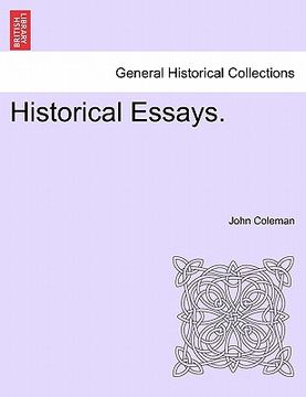 portada historical essays. (en Inglés)