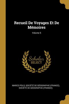 portada Recueil de Voyages et de Mémoires; Volume 5 (in French)