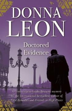 portada doctored evidence: a commissario guido brunetti mystery (in English)