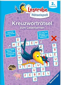 portada Ravensburger Leserabe Rätselspaß - Kreuzworträtsel zum Lesenlernen - 2. Lesestufe (in German)