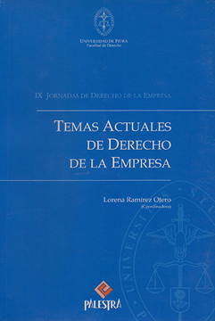 portada Temas actuales de Derecho de la Empresa. IX Jornadas de Derecho de la Empresa (in Spanish)