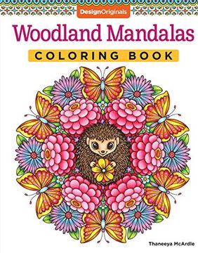 portada Woodland Mandalas Coloring Book (Coloring is Fun! ) (en Inglés)