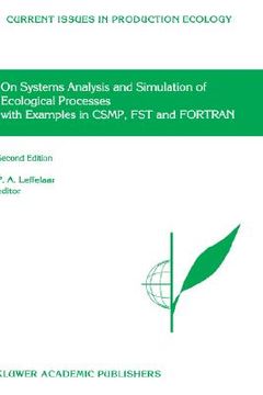 portada on systems analysis and simulation of ecological processes with examples in csmp, fst and fortran (en Inglés)
