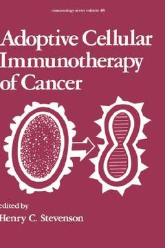 portada adoptive cellular immunotherapy of cancer (en Inglés)