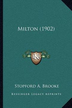 portada milton (1902) (en Inglés)