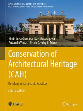 portada Conservation of Architectural Heritage (Cah): Developing Sustainable Practices (en Inglés)