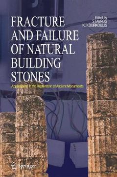 portada fracture and failure of natural building stones (en Inglés)
