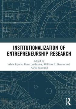 portada Institutionalization of Entrepreneurship Research