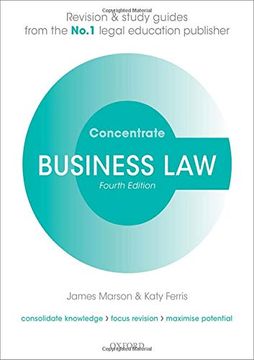 portada Business law Concentrate: Law Revision and Study Guide (en Inglés)