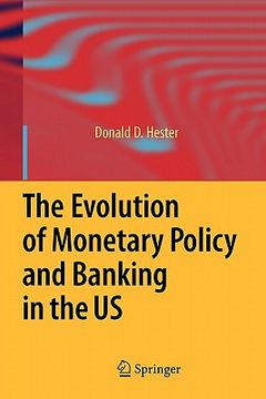 portada the evolution of monetary policy and banking in the us (en Inglés)