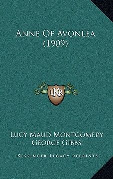 portada anne of avonlea (1909)