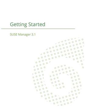 portada SUSE Manager 3.1: Getting Started Guide (en Inglés)