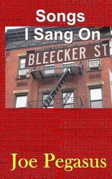 portada Songs I Sang On Bleecker St. (en Inglés)