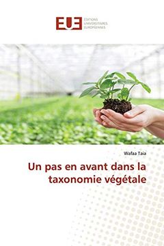 portada Un pas en Avant Dans la Taxonomie Végétale (in French)