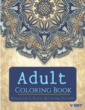 portada Adult Coloring Book: Adults Coloring Books, Coloring Books for Adults : Relaxation & Stress Relieving Patterns (Volume 4)