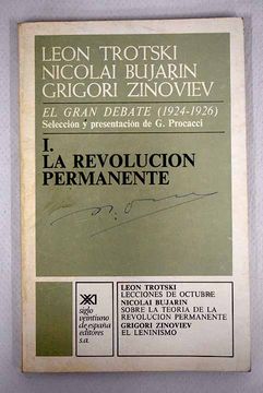 portada El gran debate (1924-1926), tomo I: La revolución permanente