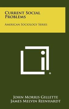 portada current social problems: american sociology series
