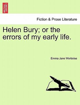 portada helen bury; or the errors of my early life. (en Inglés)