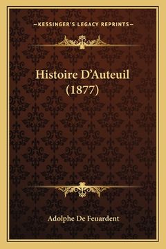 portada Histoire D'Auteuil (1877) (en Francés)