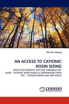 portada an access to cationic rosin sizing (in English)