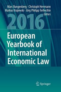 portada European Yearbook of International Economic Law 2016 (in English)