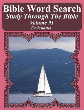 portada Bible Word Search Study Through The Bible: Volume 91 Ecclesiastes (en Inglés)