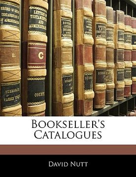 portada bookseller's catalogues (en Inglés)