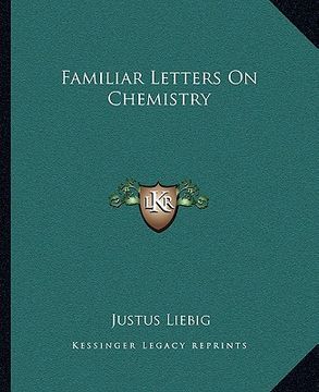 portada familiar letters on chemistry (in English)
