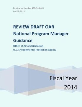portada Review Draft OAR National Program Manager Guidance: Office of Air and Radiation (en Inglés)