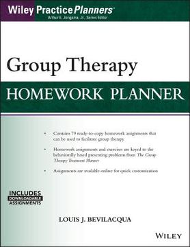 portada Group Therapy Homework Planner with Download Epub