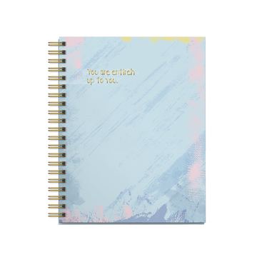 portada Cuaderno A4 TIE DYE  You are entirely up to you