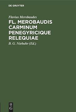 portada Fl. Merobaudis Carminum Penegyricique Relequiae (en Latin)